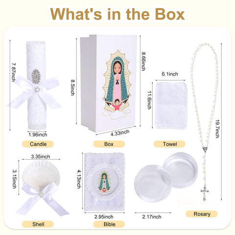 Rotel Baptism Candle Set Bible focus, compact bible for baptism ceremonies
