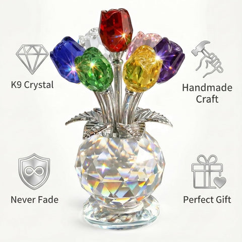 Rotroyce glimmering facets create a magical glow under soft lighting.