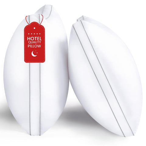 ROUMEA pillows queen set 2 fluff: cloud-like comfort for restful mornings.