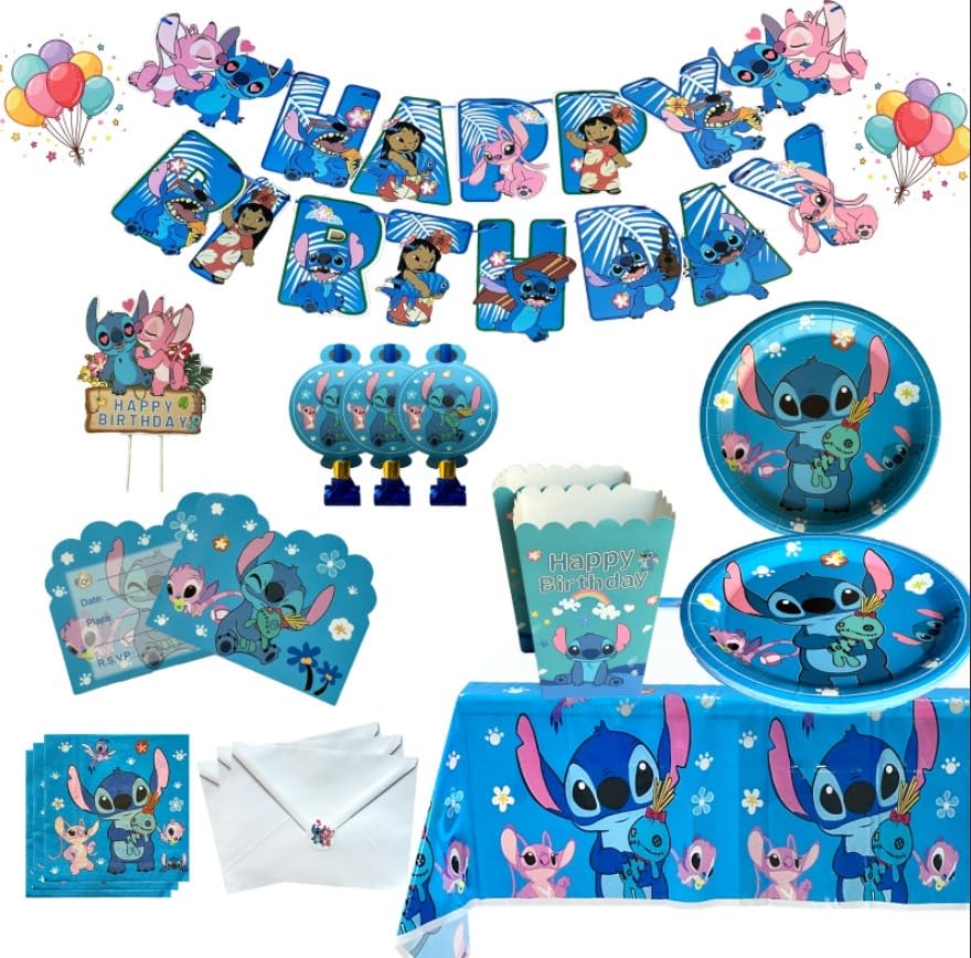 Rovercci Stitch party blowouts add playful sound and excitement to the celebration.