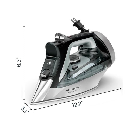 Rowenta Focus Excellence 180 g/min steam powers fast smoothing of fabrics