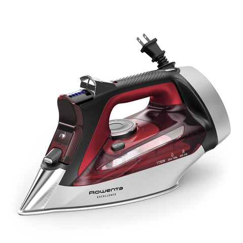 Rowenta Focus Excellence with Microsteam HD soleplate delivers even heat across fabrics.