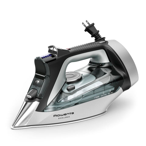 Rowenta Focus Excellence with Microsteam HD soleplate distributes steam evenly for crisp results