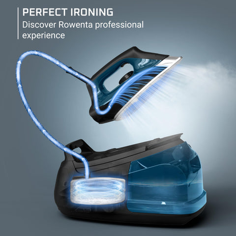 Rowenta Perfect Steam Pro removable tank enabling longer ironing sessions