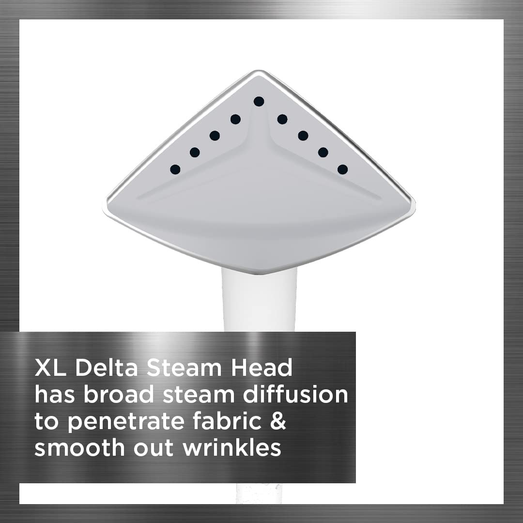 Rowenta Pro Style Care Steamer crease attachment helps crisp pleats.