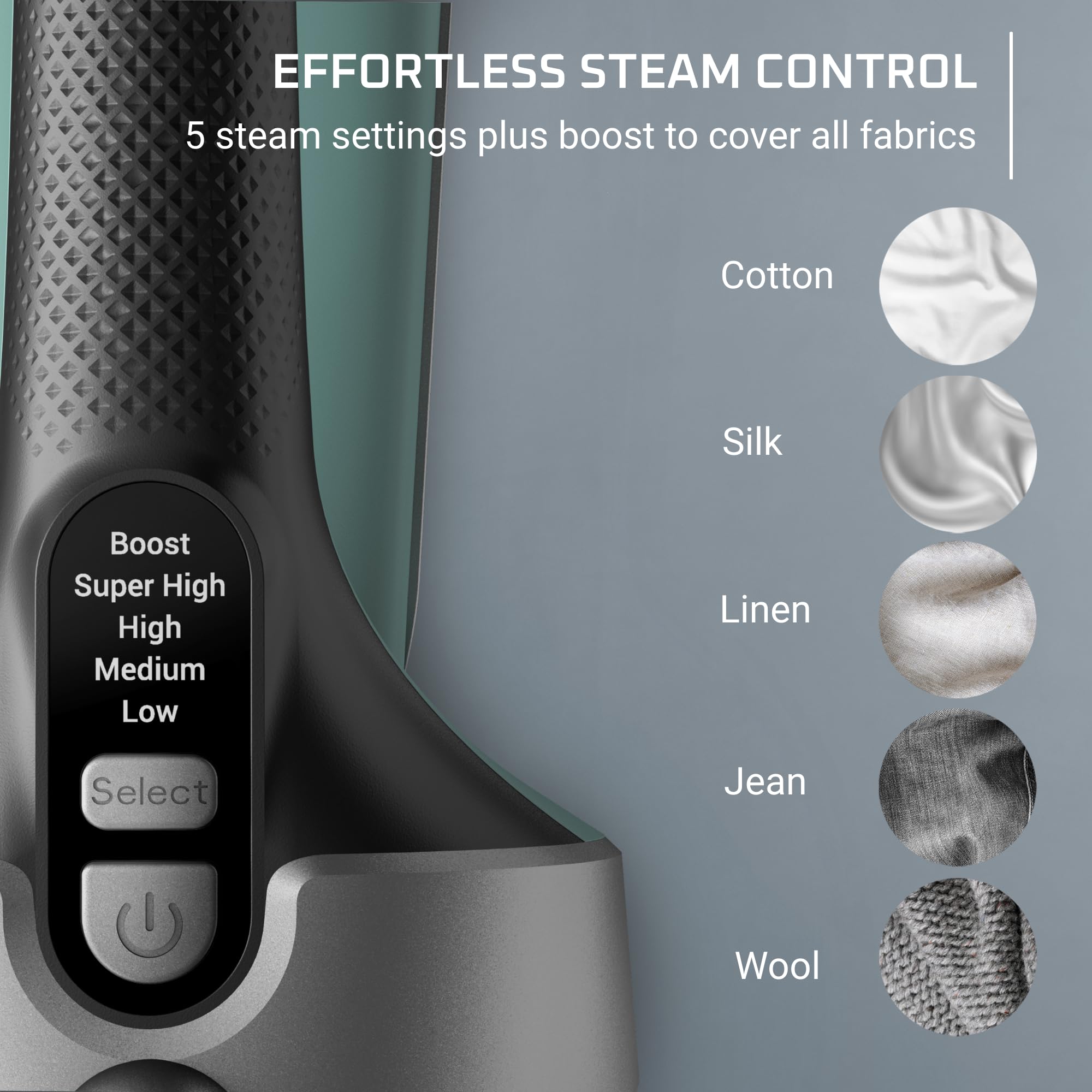 Rowenta Pure Force auto-off safety adds peace of mind while ironing.