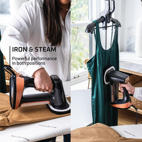 Rowenta Pure Force five steam settings adapt to different fabrics and needs.
