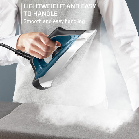 Rowenta Steam Boost delivers 430 g/min steam for tough creases