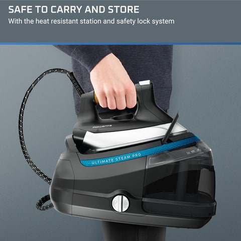 Rowenta Ultimate Steam Pro safe on all fabrics with adjustable steam levels