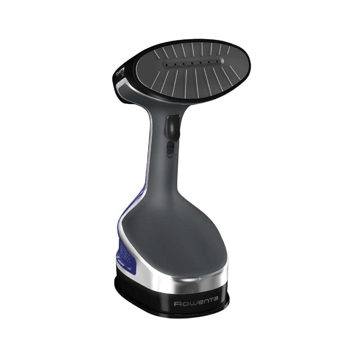Rowenta X-Cel handheld steamer heats up in 25 seconds for quick touch-ups.