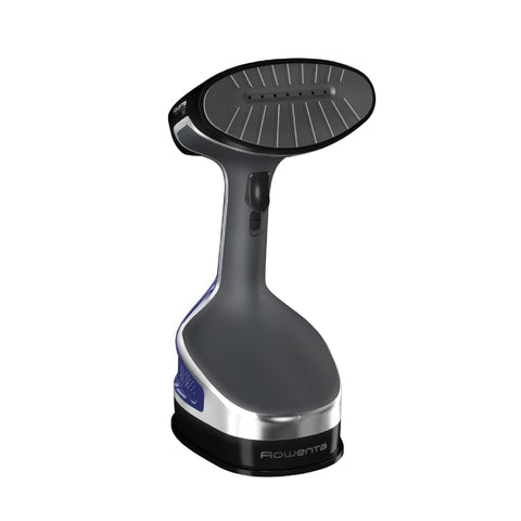 Rowenta X-Cel handheld steamer heats up in 25 seconds for quick touch-ups.