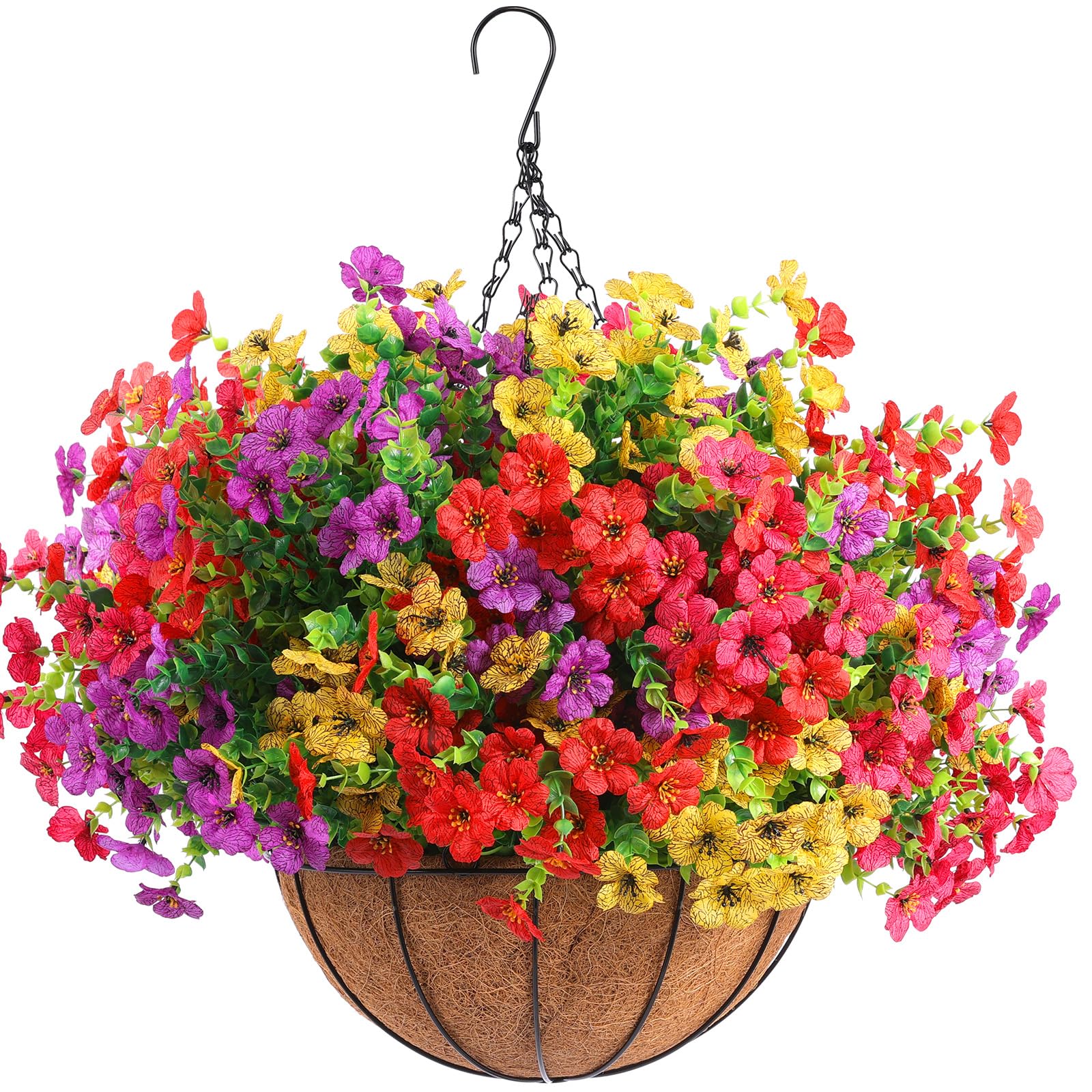 Rowfad colorful-silk-flowers-red bright red blooms ideal for festive settings