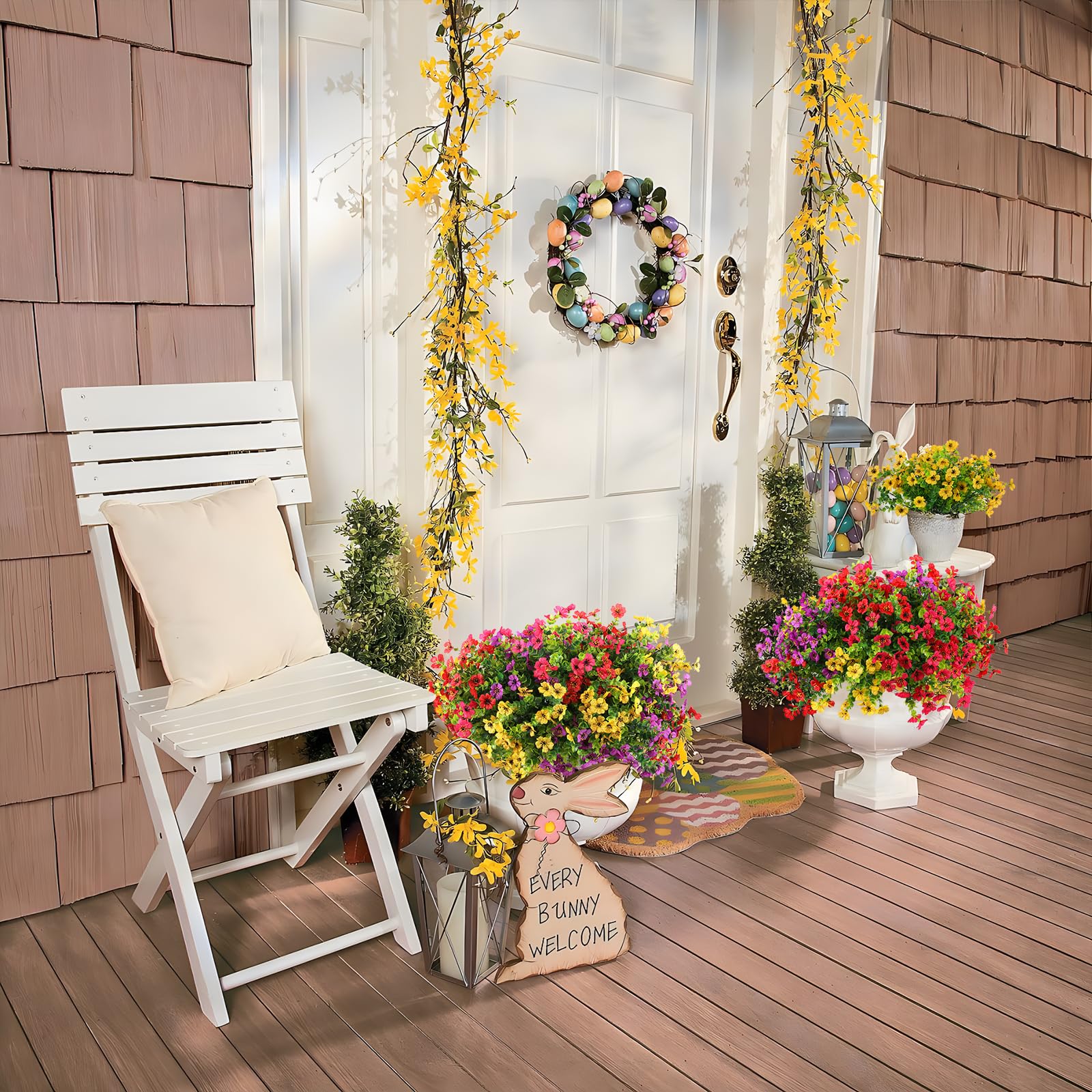 Rowfad durable-plastic-stems ensure tough outdoor use with long-lasting stability
