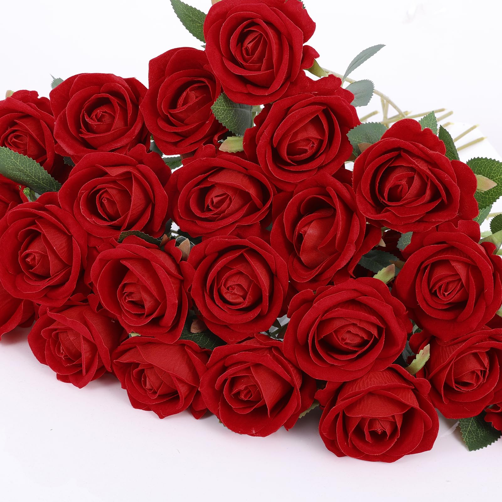 Rowfad home decor roses velvet for elegant, maintenance-light accents
