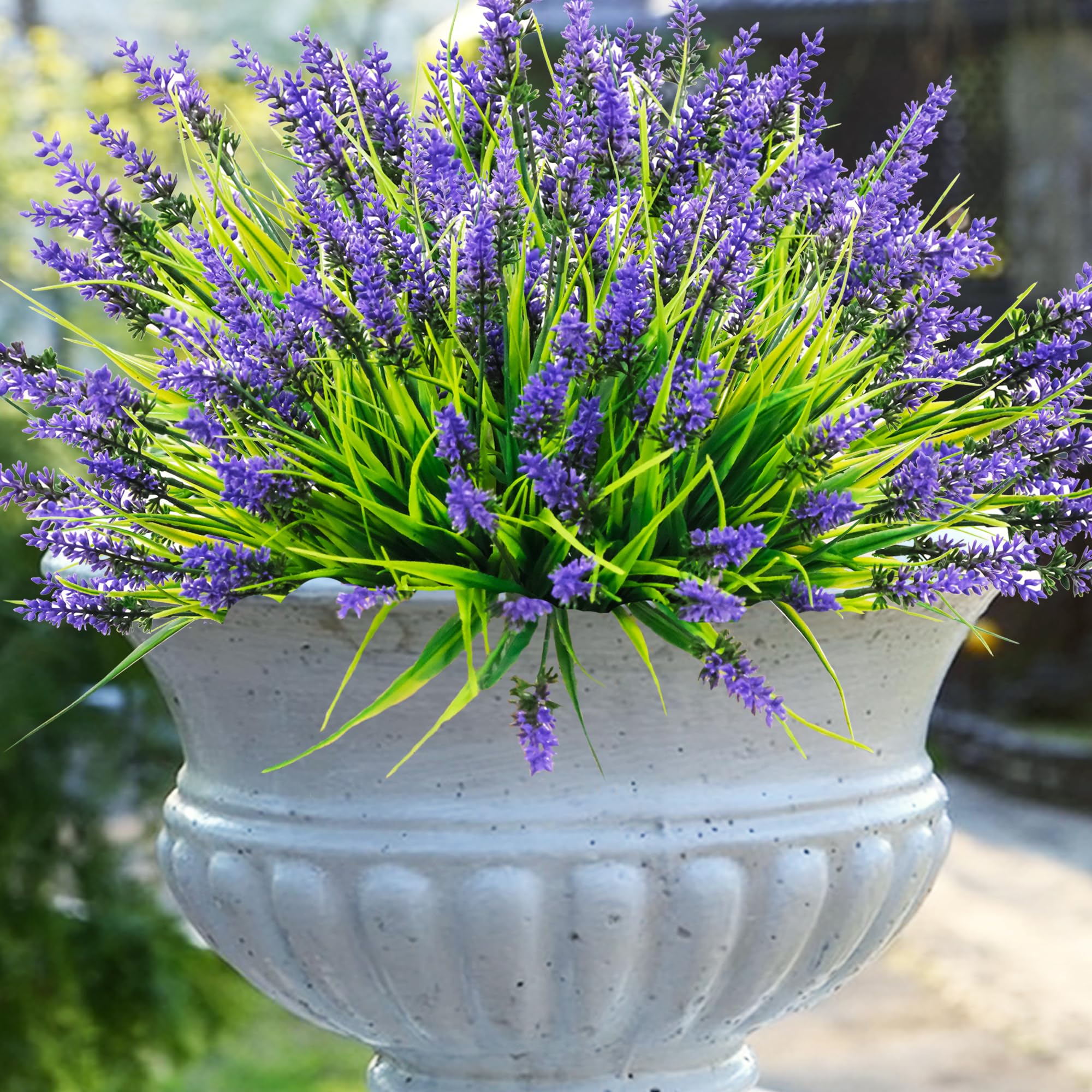 Rowfad lavender garden grass bundle blends with existing landscaping