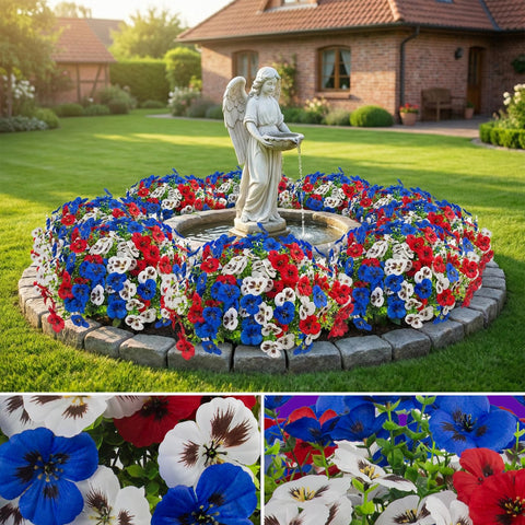 Rowfad durable faux flowers withstand outdoor conditions while staying vibrant.