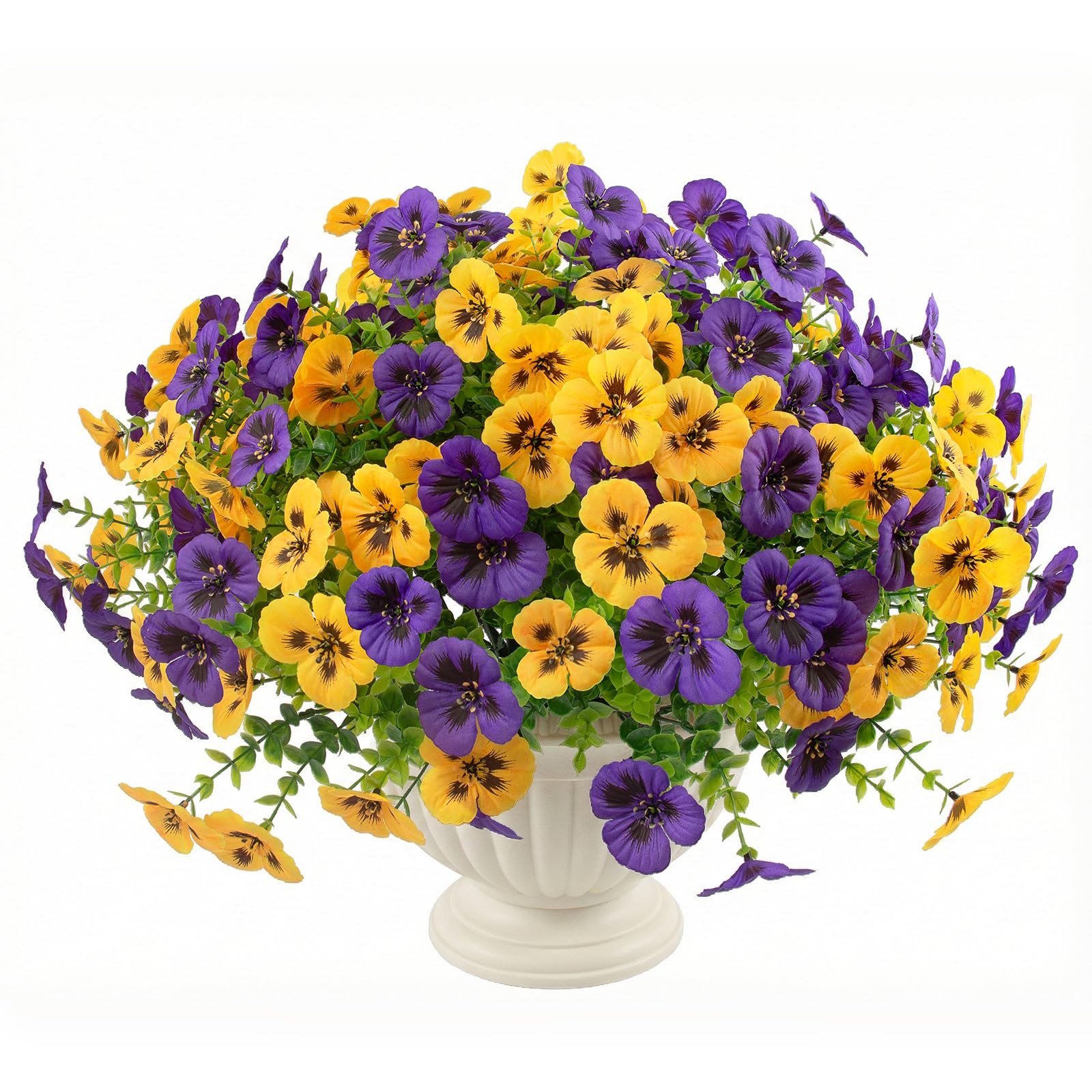 Rowfad multi-color pansies mix ideal for borders and pathways
