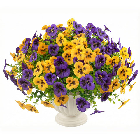Rowfad multi-color pansies mix ideal for borders and pathways