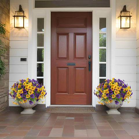 Rowfad pansy flowers enhance window boxes with easy maintenance and color