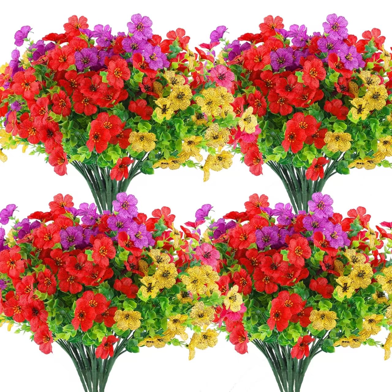 Rowfad rosy-red-mums-pack mixed colors for versatile outdoor styling