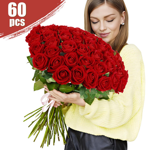 Rowfad wedding centerpiece roses in red for elegant decor