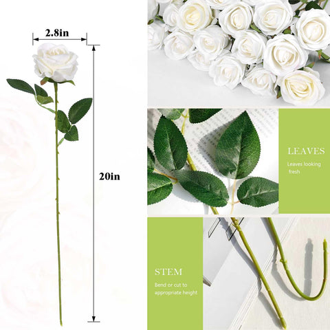 Rowfad white rose wedding centerpiece for elegant ceremony decor.