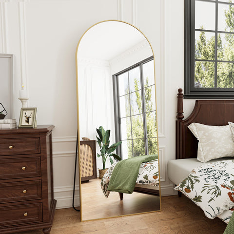 Rowjut wall-mountable mirror suitable for entryways and bedrooms.
