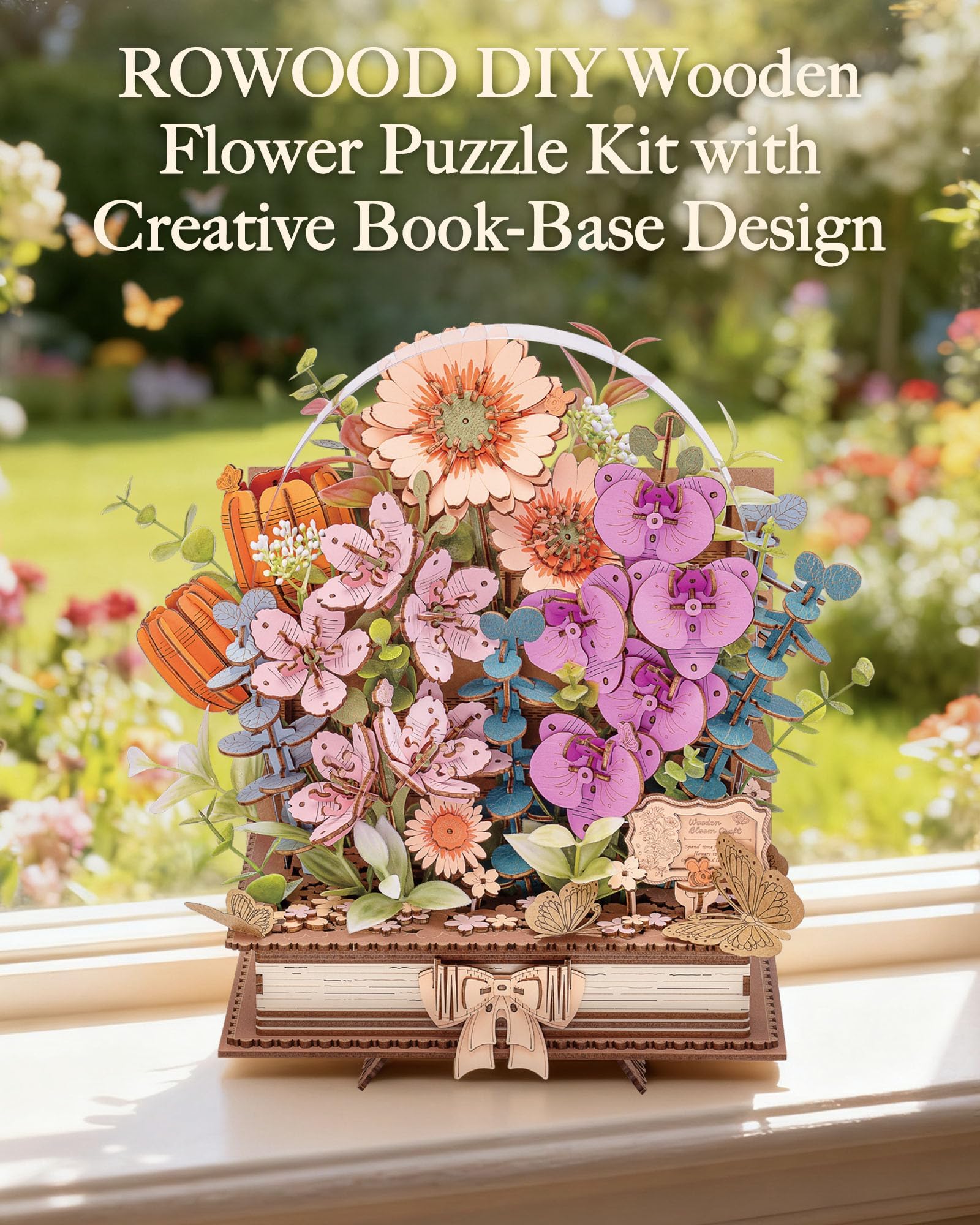 rowood wooden flower kit Mother’s Day gift option for loved ones.