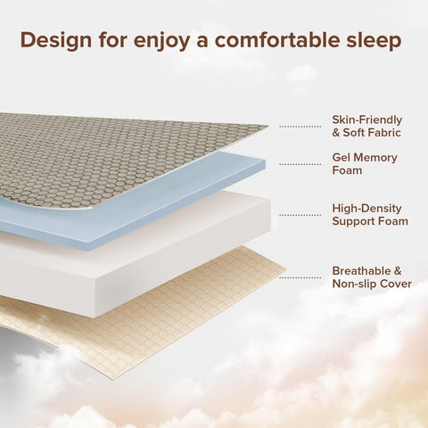 ROXGOX memory-foam mat cushions you during camping and outdoor use.