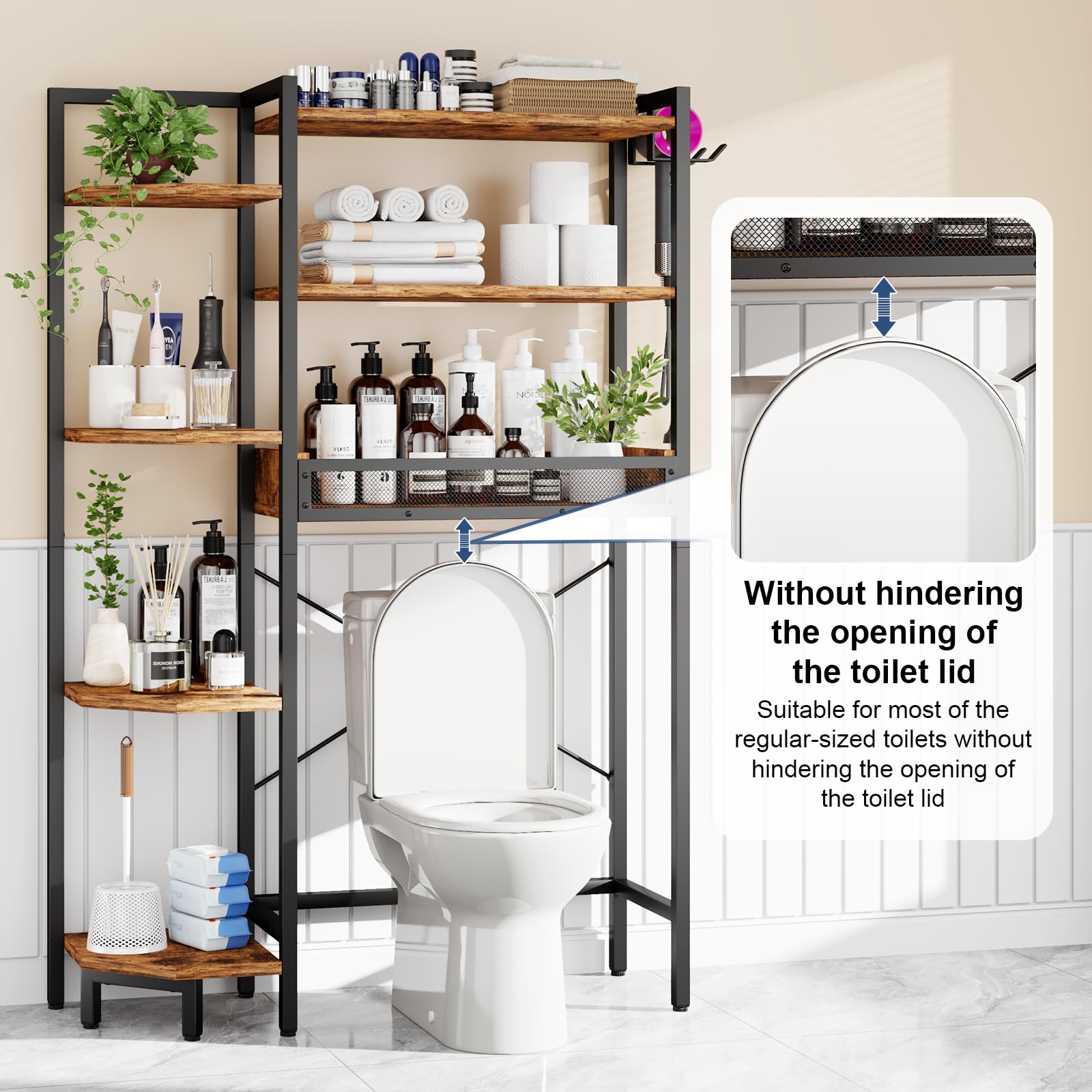 Roxibelt K1 industrial retro design adds character to any bathroom