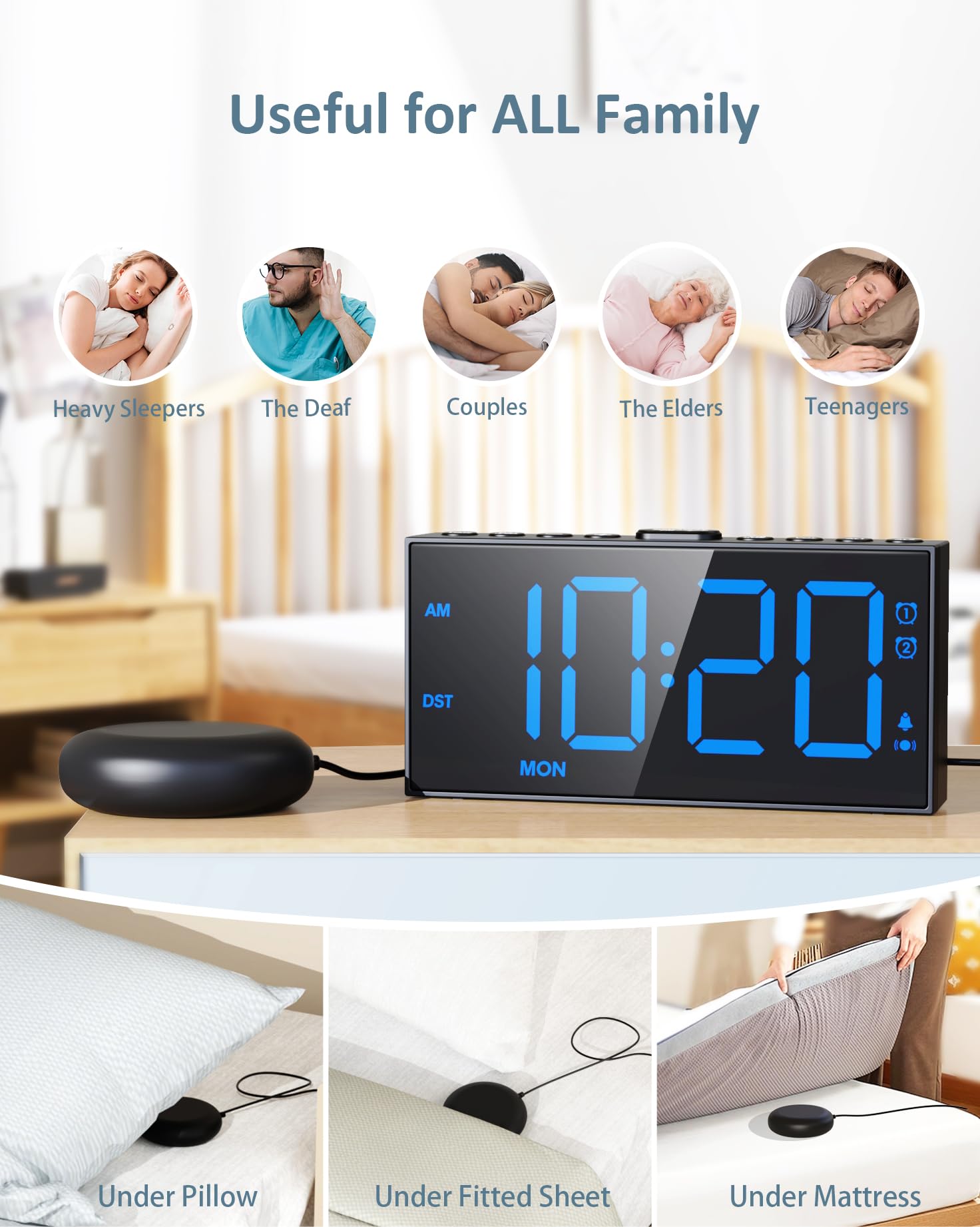 Roxicosly battery backup preserves time and alarms during outages