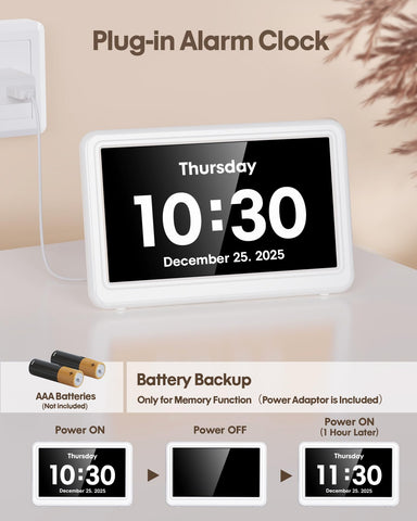 Roxicosly adjustable brightness and sleep mode minimize glare at night.