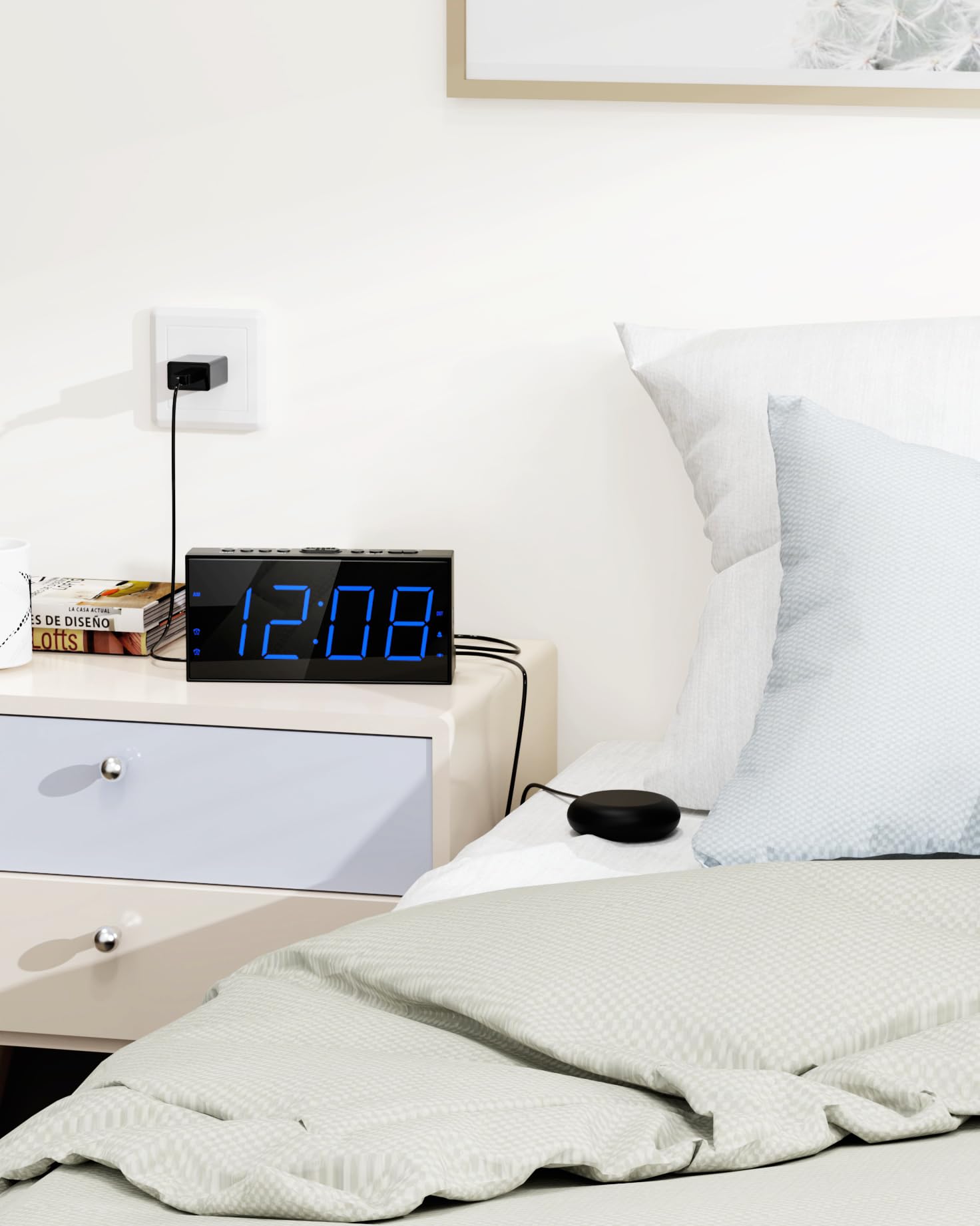 Roxicosly backup battery feature preserves time and alarms during outages
