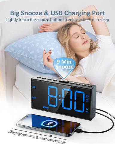 Roxicosly large snooze button for extra rest