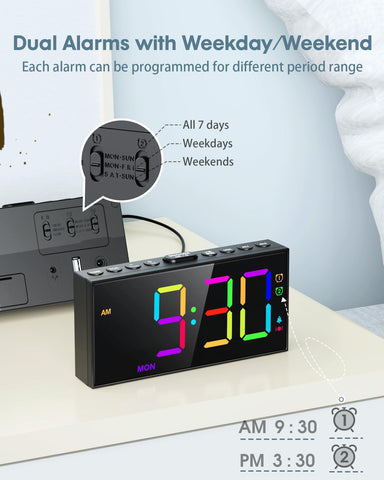 Roxicosly USB charging port keeps devices powered overnight