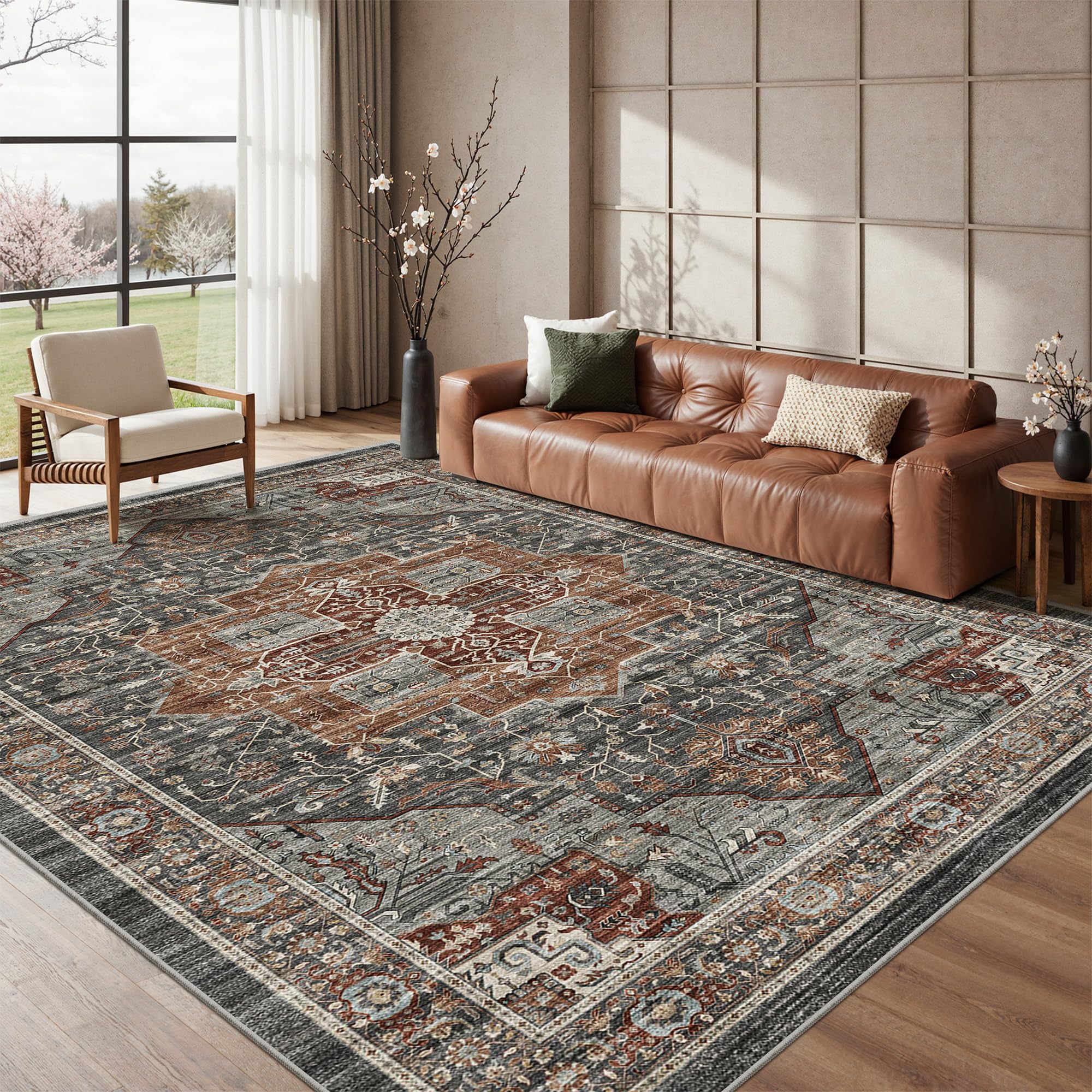 Roxstand 8x10 rug in dining room setup for cohesive decor