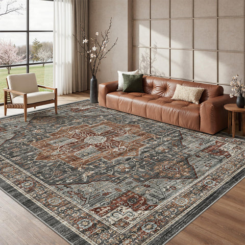 Roxstand 8x10 rug in dining room setup for cohesive decor