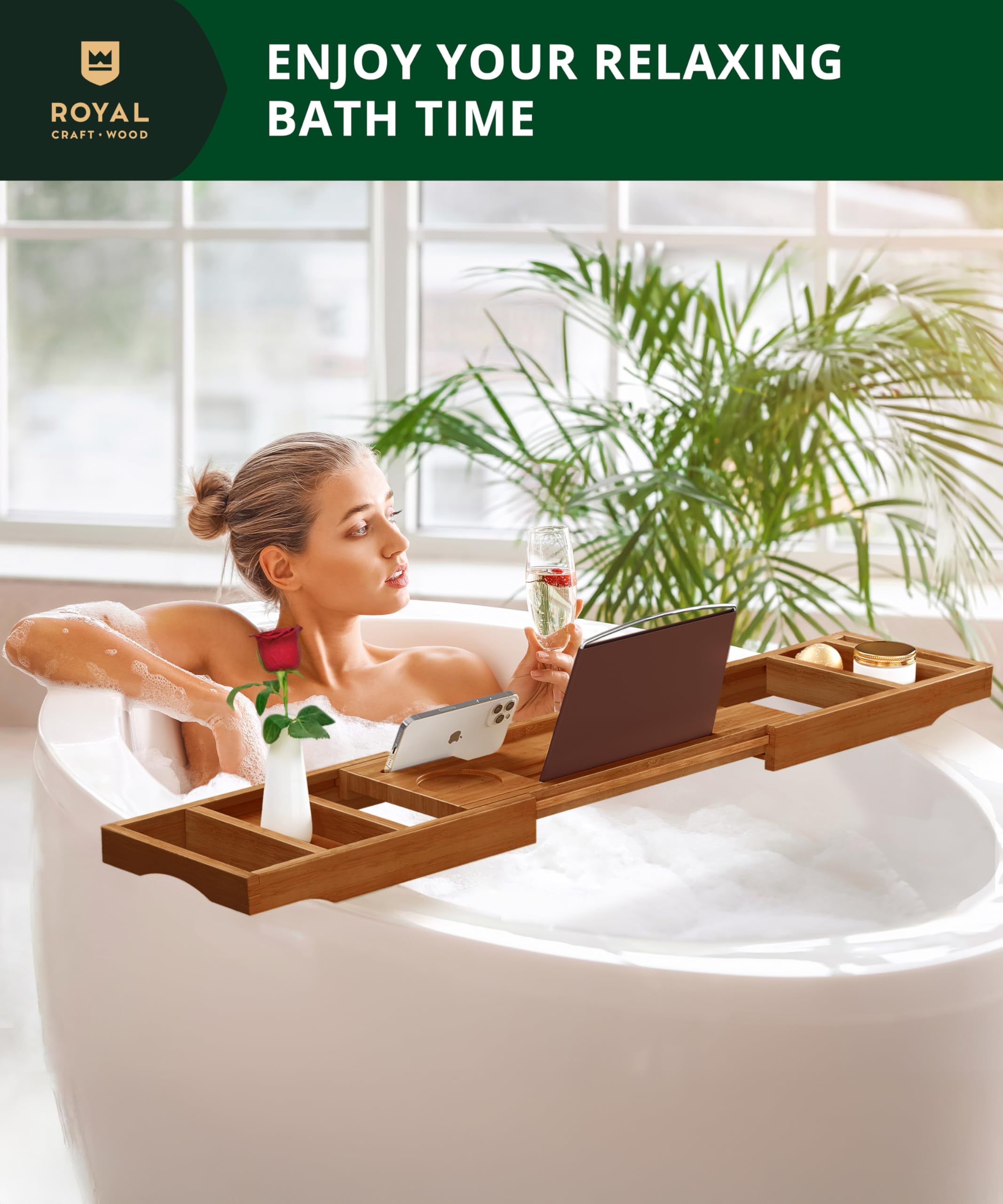 ROYAL CRAFT WOOD gift-ready design makes a thoughtful bathroom gift.