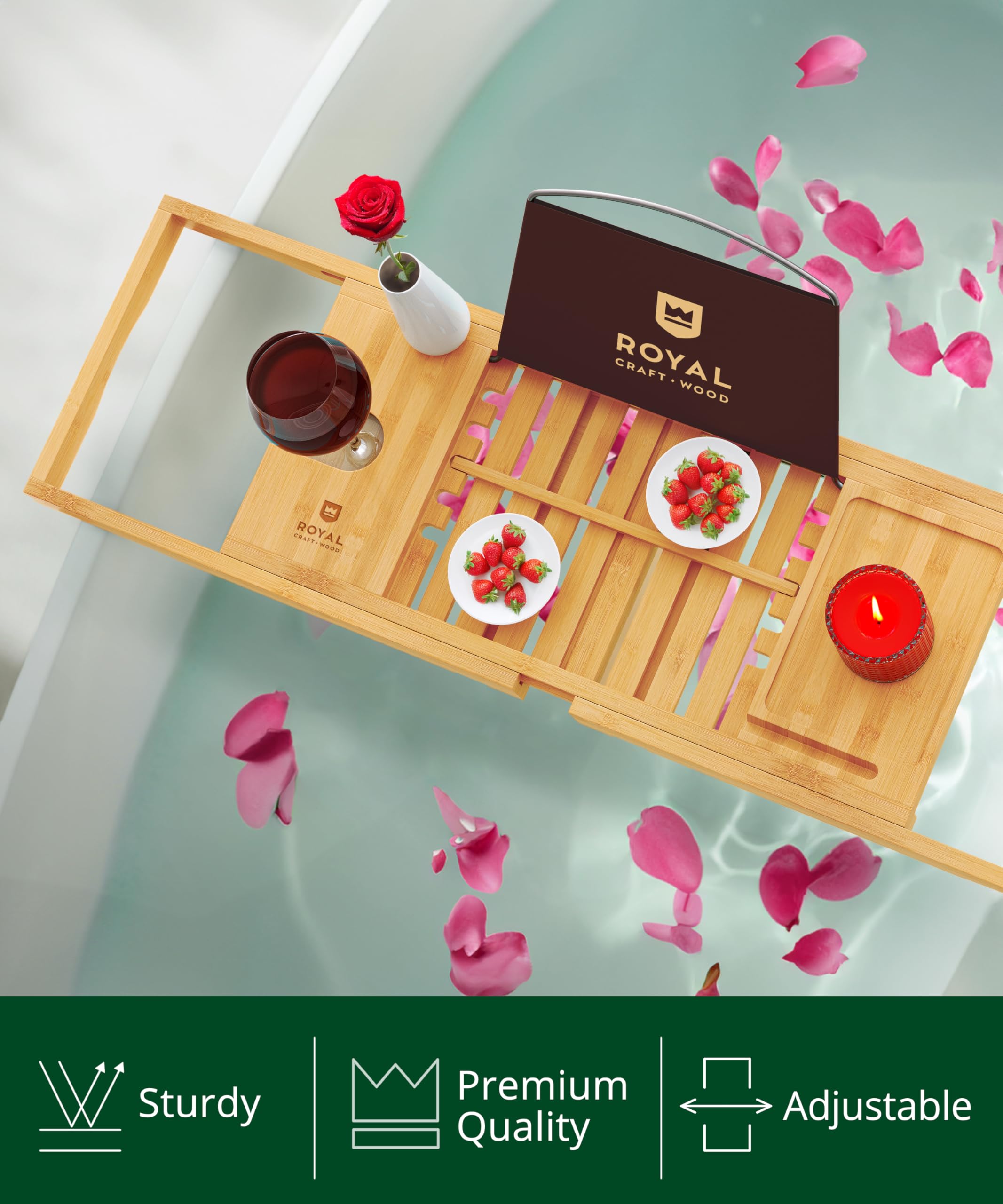 ROYAL CRAFT WOOD Mother’s Day gift idea with spa-like setup.