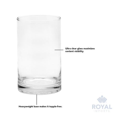 Royal Imports centerpiece vase ideal for weddings and floating candles.
