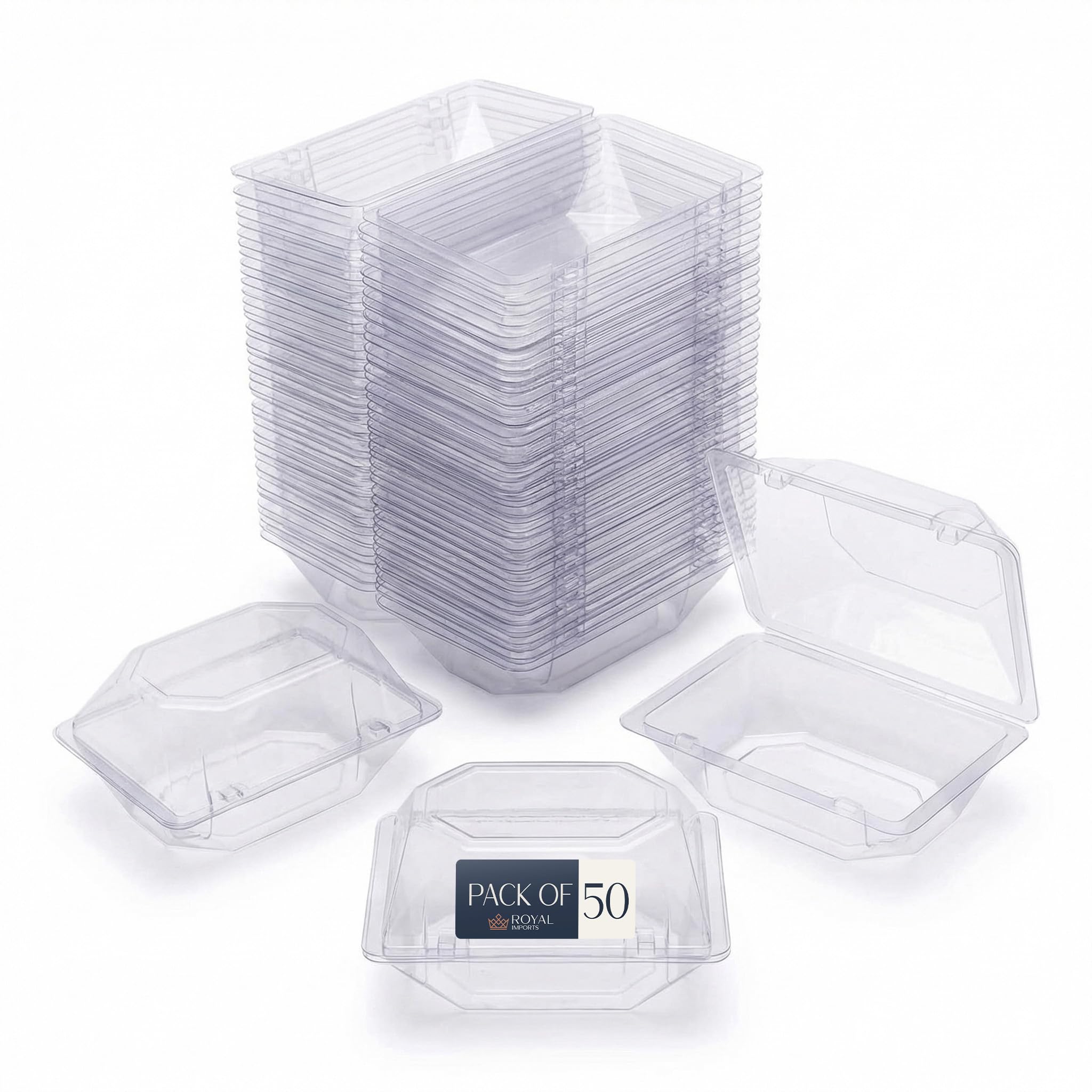 Royal Imports corsage box clear showcases your florals with a secure, fresh-looking presentation.