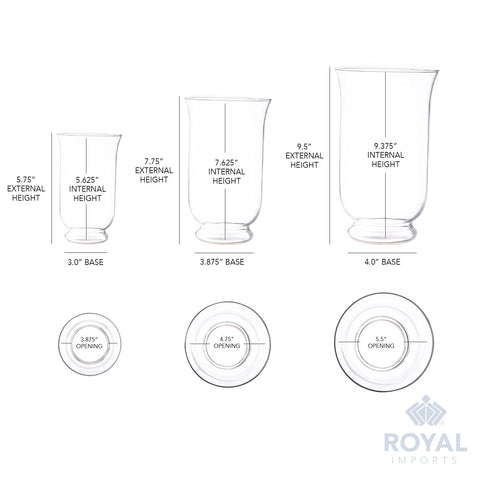 Royal Imports decorative centerpiece glass for weddings, holidays, and seasonal displays.