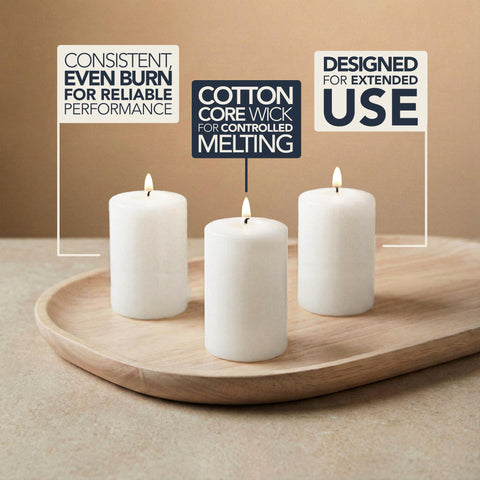 Royal Imports votives enhance spa and dining ambiance with soft glow