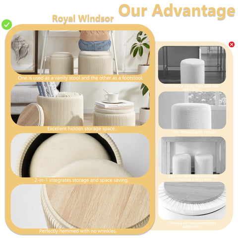 Solid wood frame from Royal Windsor provides sturdy support and durability.