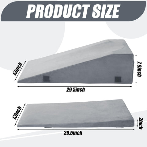 ROYALAY leg elevation pillow 9-8 inch with adjustable height for leg support.