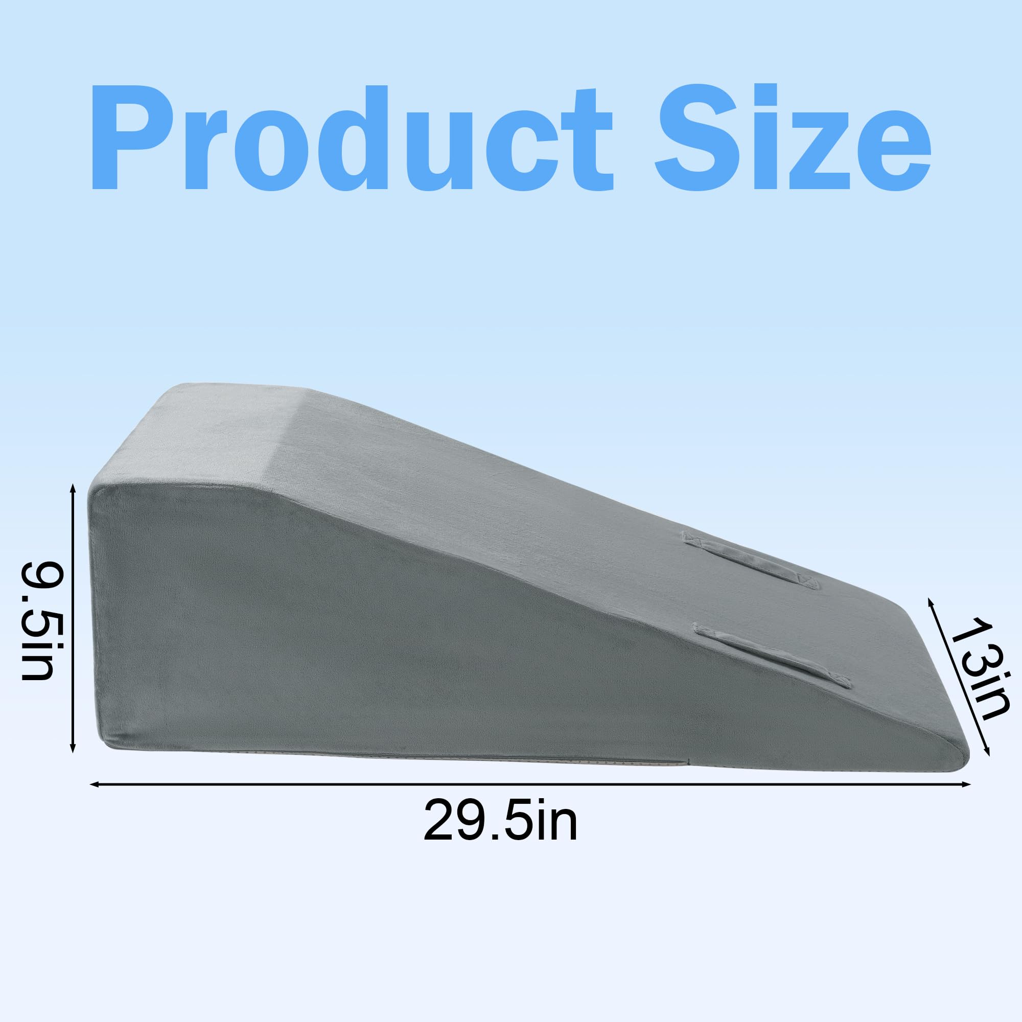 ROYALAY leg elevation pillow with handles for easy repositioning.