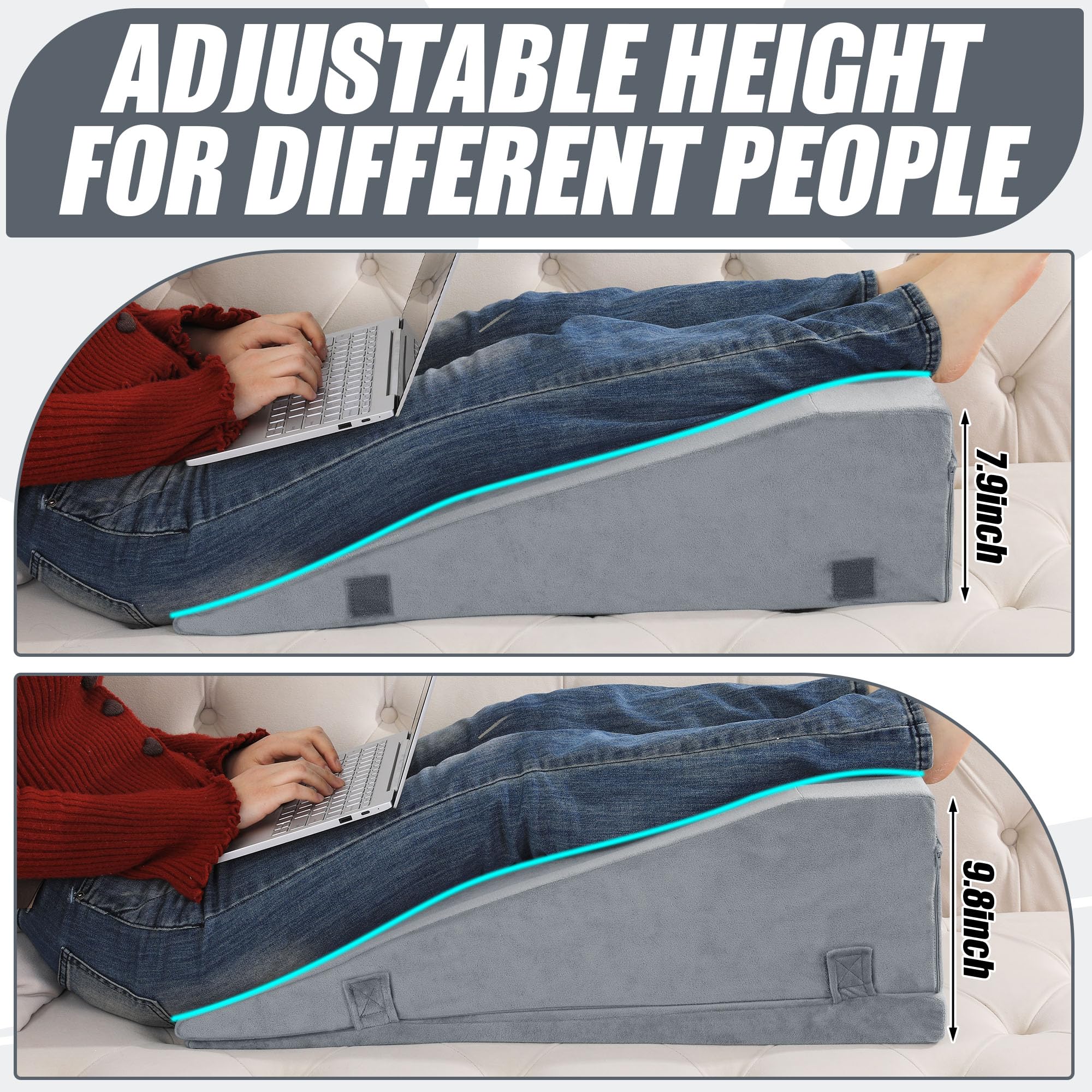 ROYALAY removable cover with zipper outer cover enables easy machine washing.