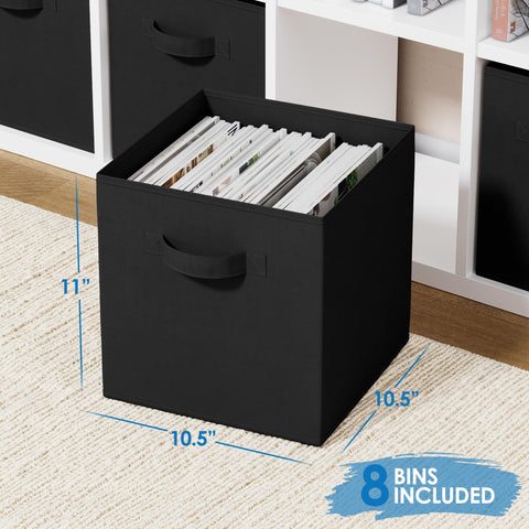 Royexe storage cubes with dual handles ideal for easy carrying and organizing