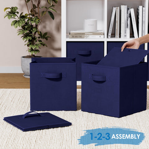 Royexe collapsible storage bin with practical handles for quick stow-and-go.