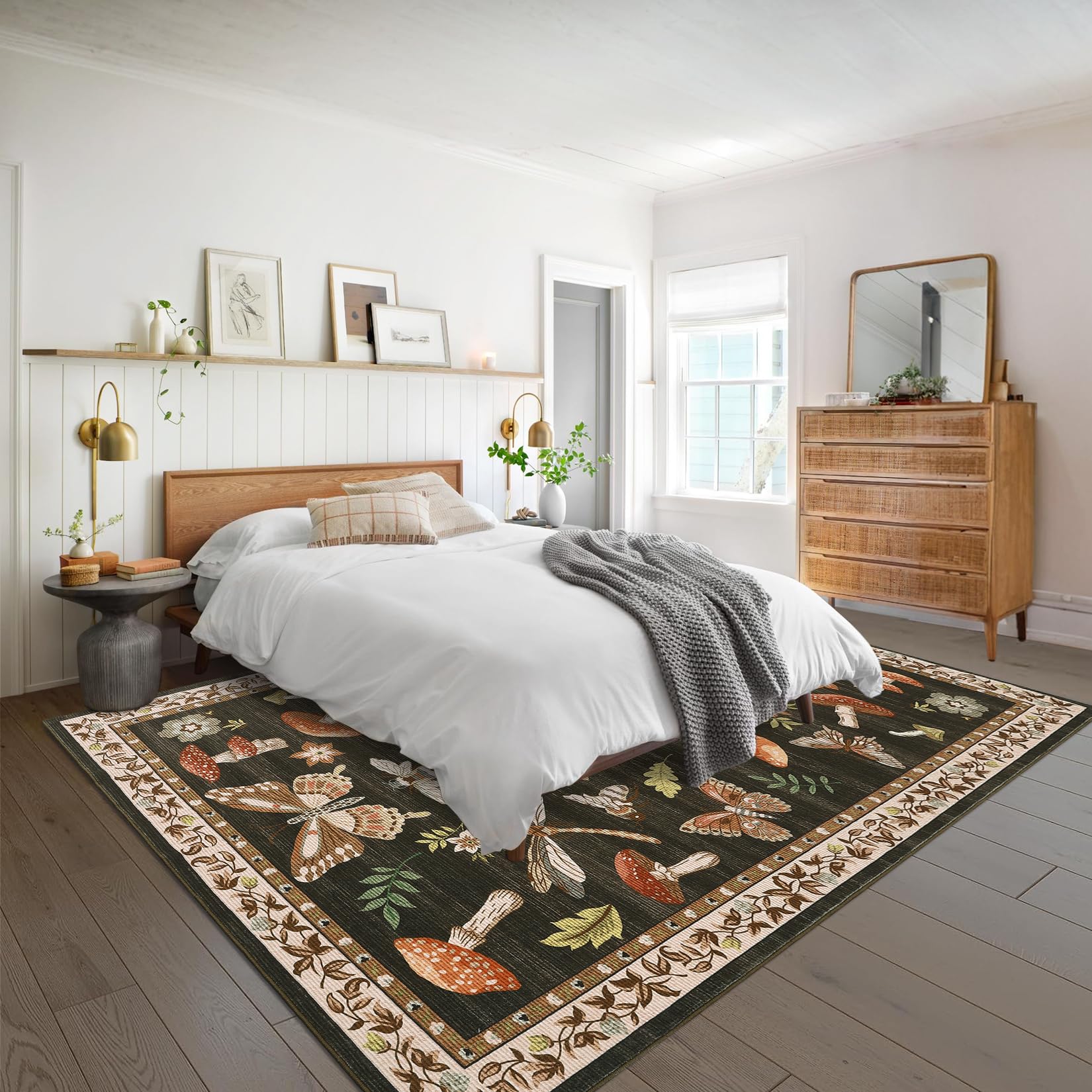 ROYHOME versatile rug suits kitchens, living rooms, bedrooms, and entryways.